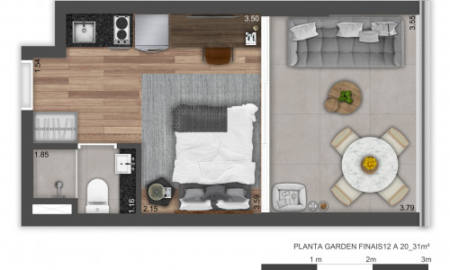 Augusta Jardins, Aptos e Stúdios 23 a 77 mts²  residencial e investimentos